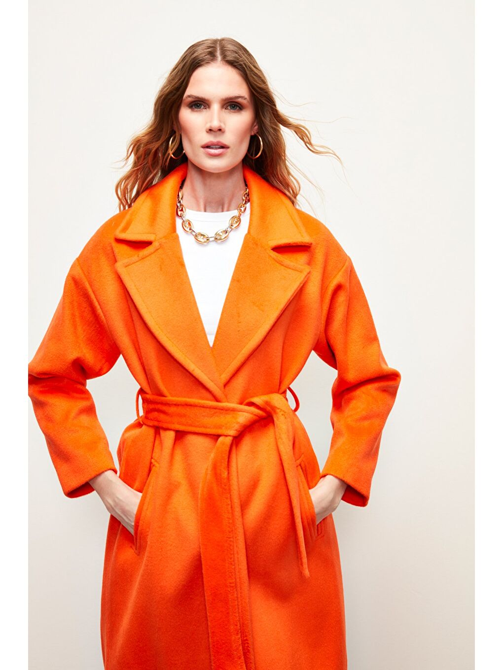 Turuncu Kuşaklı Salaş Kaban - Oranj-4