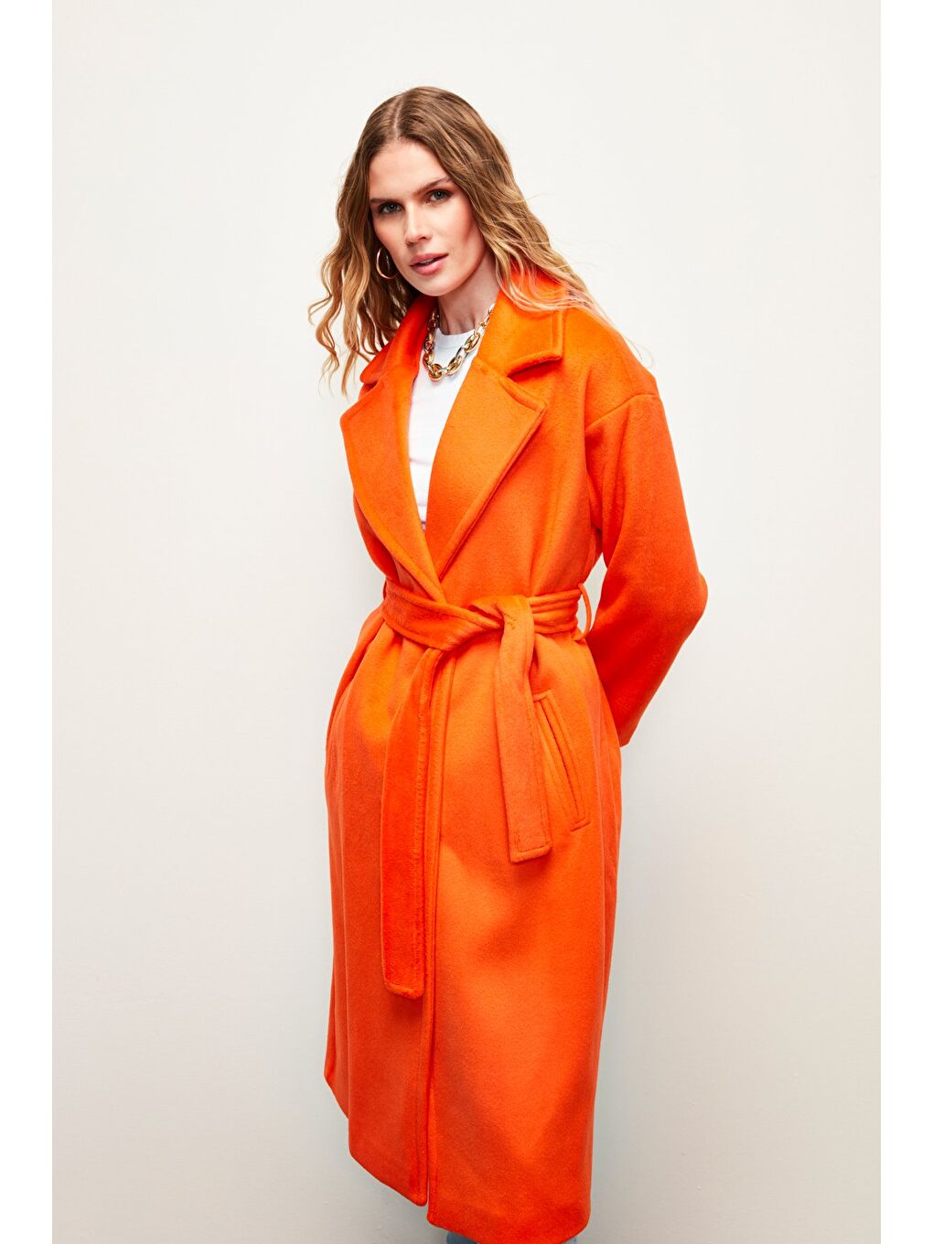 Turuncu Kuşaklı Salaş Kaban - Oranj-5