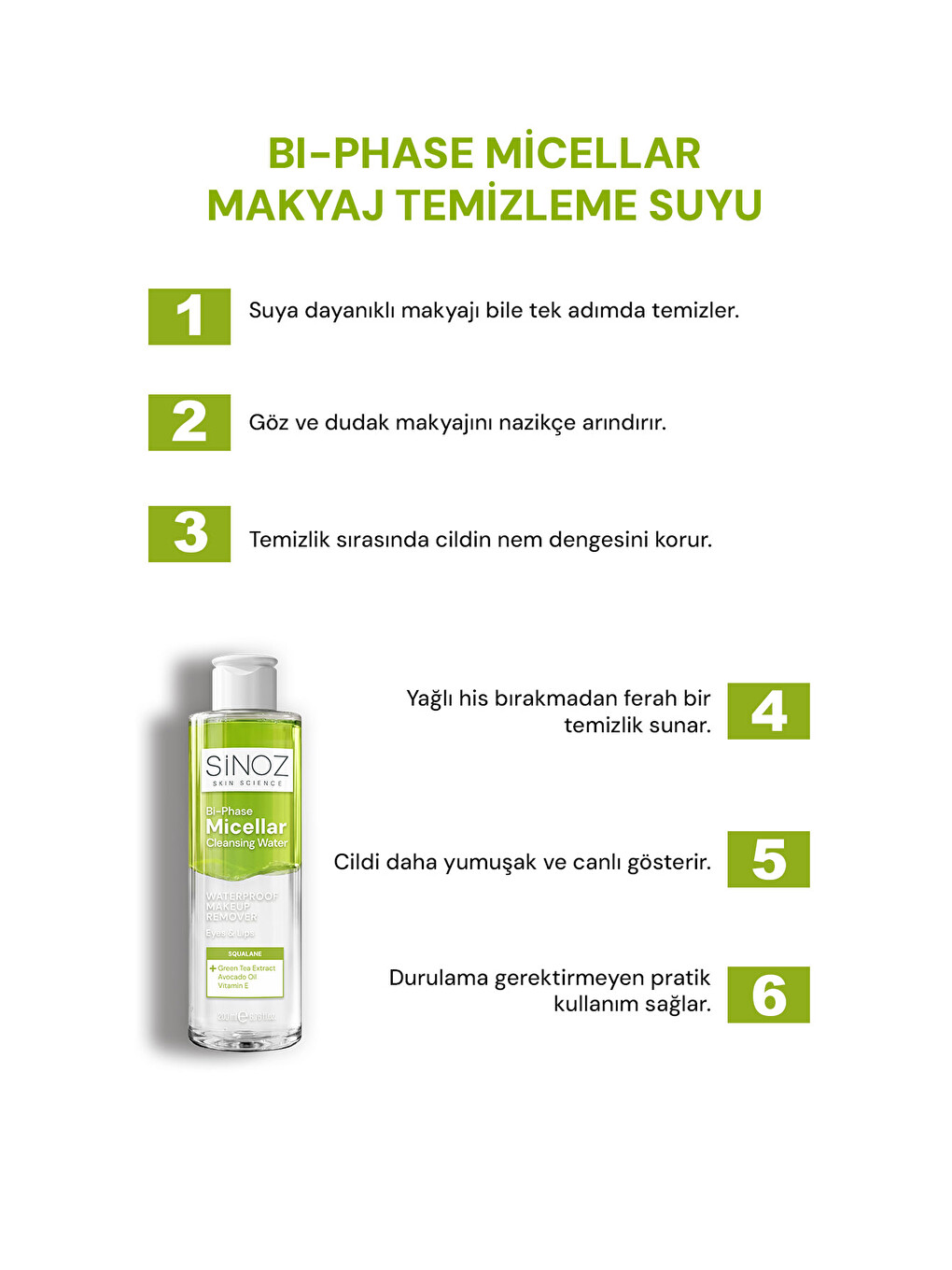 Çift Fazlı Micellar Makyaj Temizleme Suyu 200 Ml (suya Dayanıklı Makyaj)-1