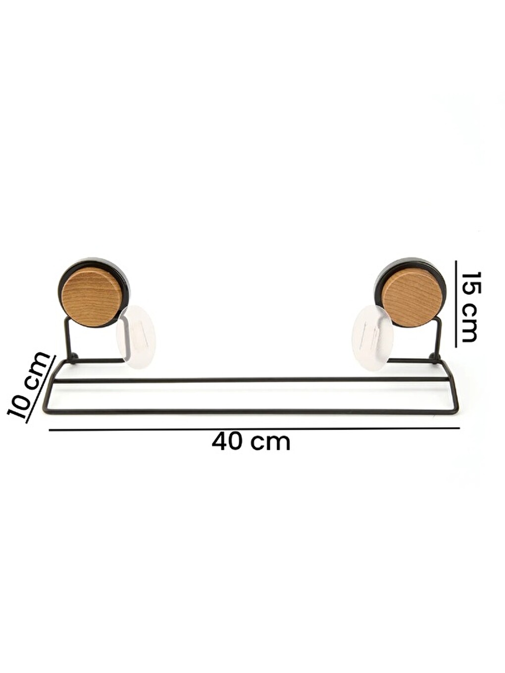 Uzun Havluluk - Siyah - 40 cm-3