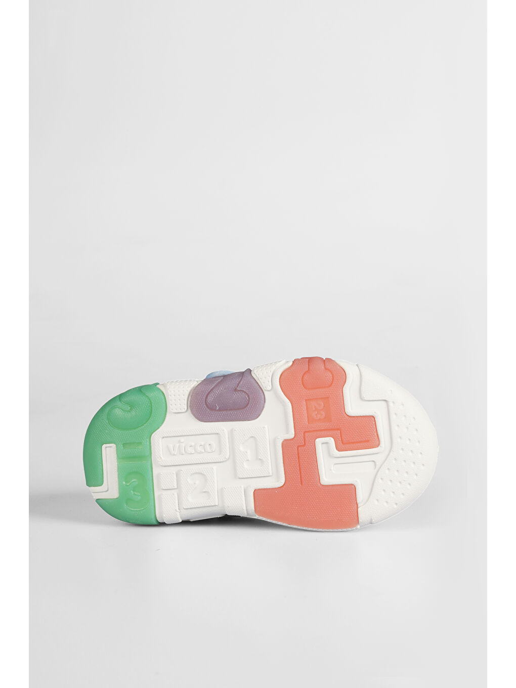 Sort Işıklı Kız Bebek Beyaz Spor Ayakkabı-3