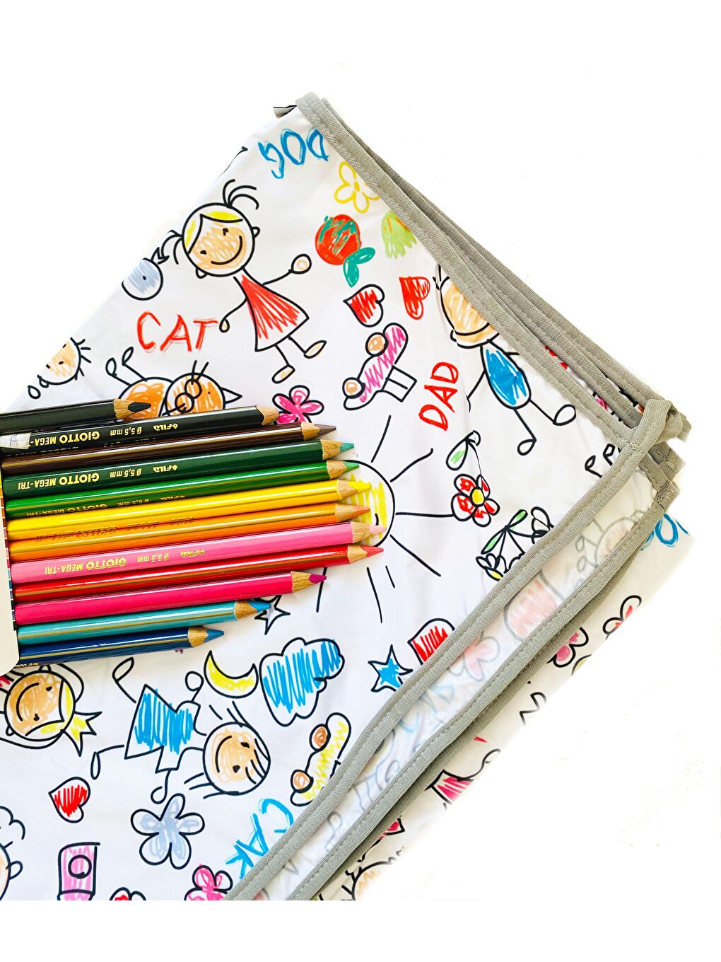 145x150 Cm, Family, Su Geçirmez, Yer/Masa Örtüsü, Aktivite, Yemek ve Oyun için Çok Amaçlı Örtü-5