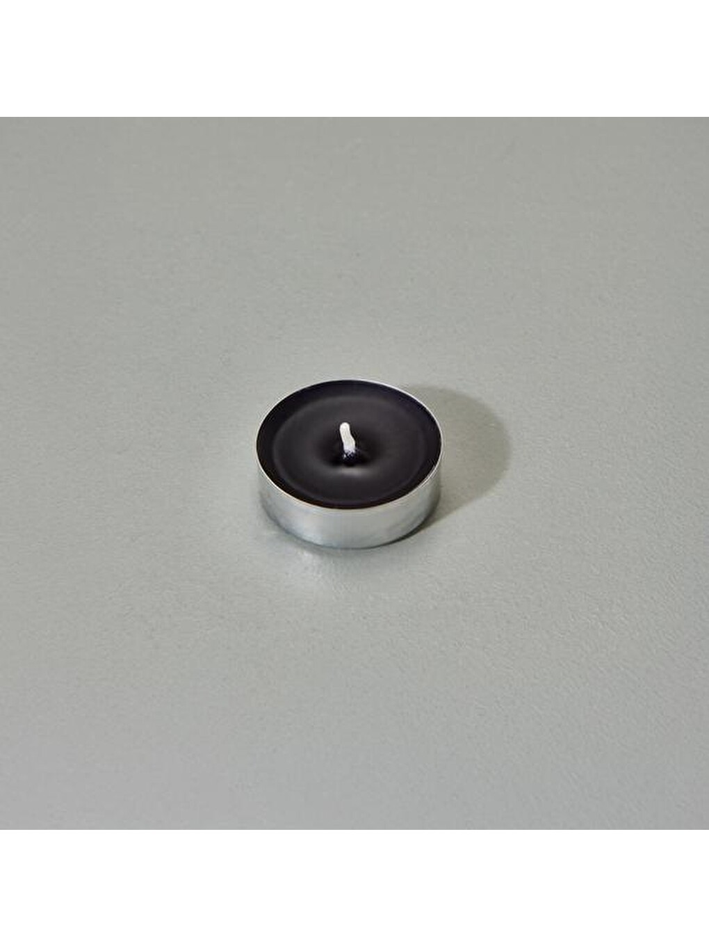 10'lu Tealight Mum - Siyah - 3,8 Cm-1