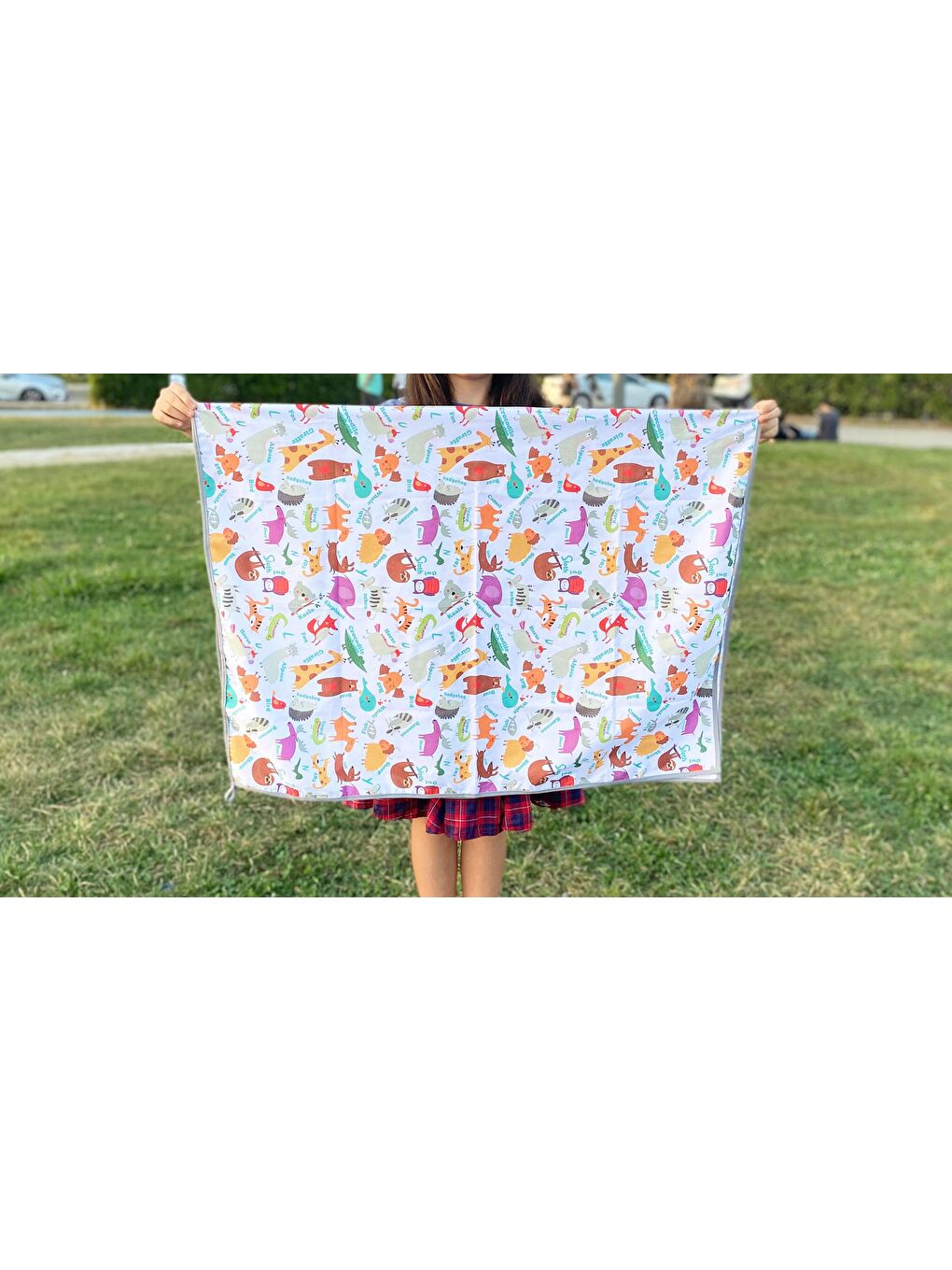 145x150 Cm, Zoo, Su Geçirmez, Yer/Masa Örtüsü, Aktivite, Yemek Ve Oyun için Çok Amaçlı Örtü-2