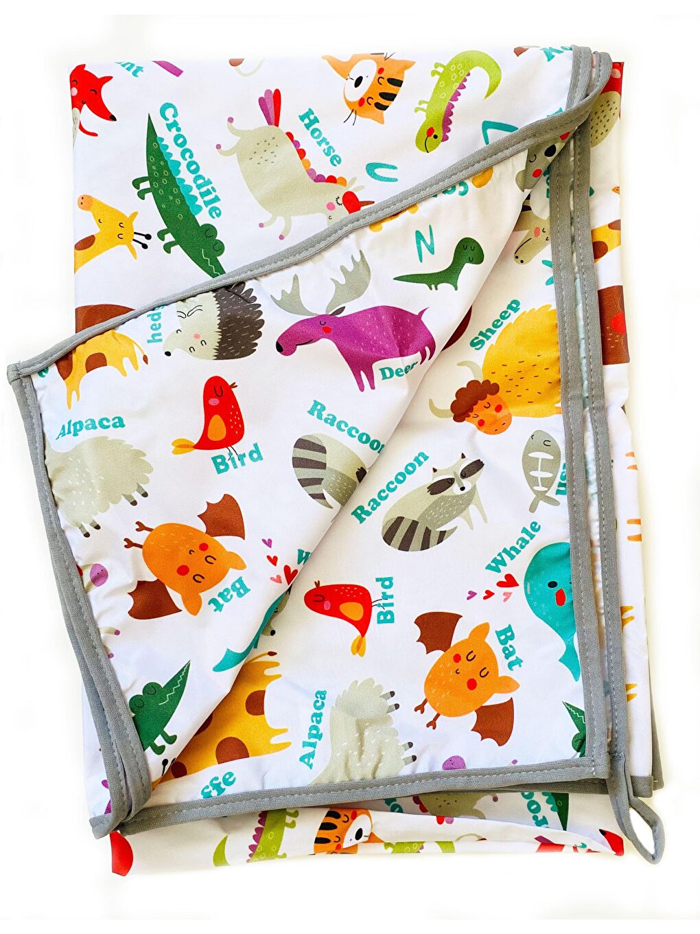 145x180cm, Zoo, Su Geçirmez, Yer/Masa Örtüsü, Aktivite, Yemek ve Oyun için Çok Amaçlı Örtü-7