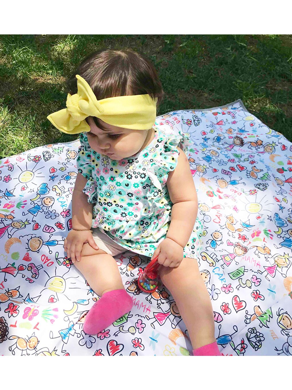 145x100cm, Family, Su Geçirmez, Yer/Masa Örtüsü, Aktivite, Yemek ve Oyun için Çok Amaçlı Örtü-5