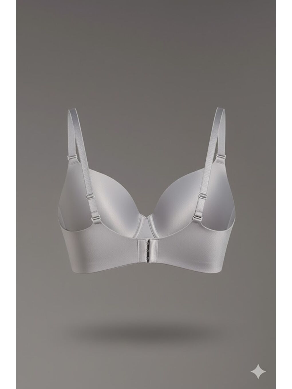 Destekli Lazer Soft Kap Sütyen C16045 Gri-1