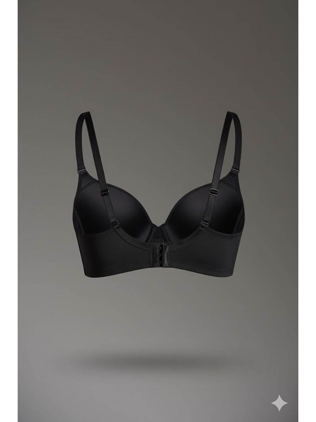 Destekli Lazer Soft Kap Sütyen C16045 Siyah-1