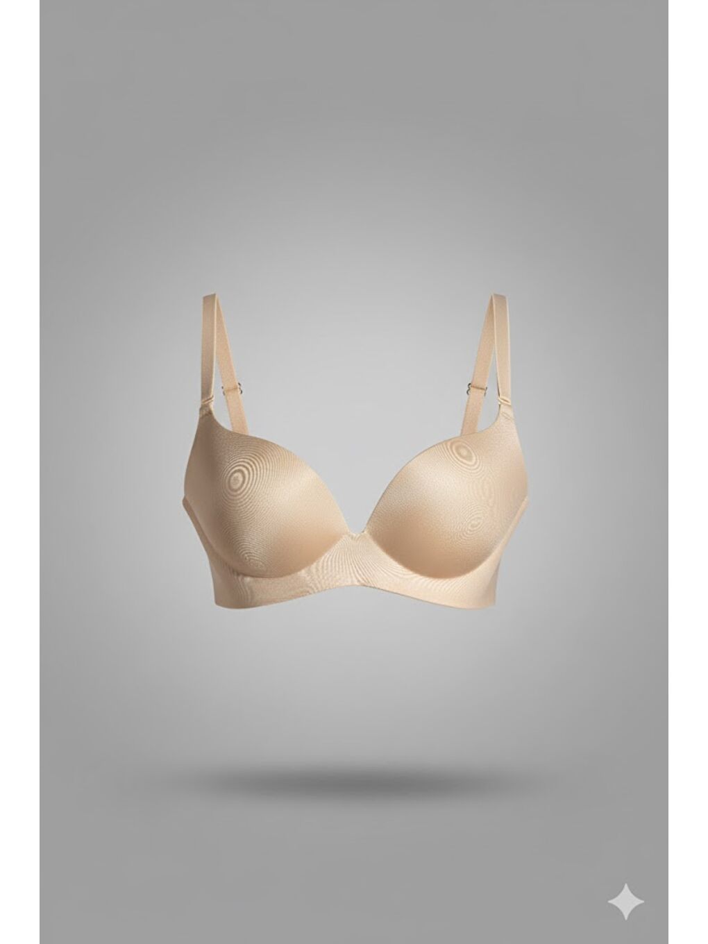 Bej Destekli Lazer Soft Kap Sütyen C16045 Ten