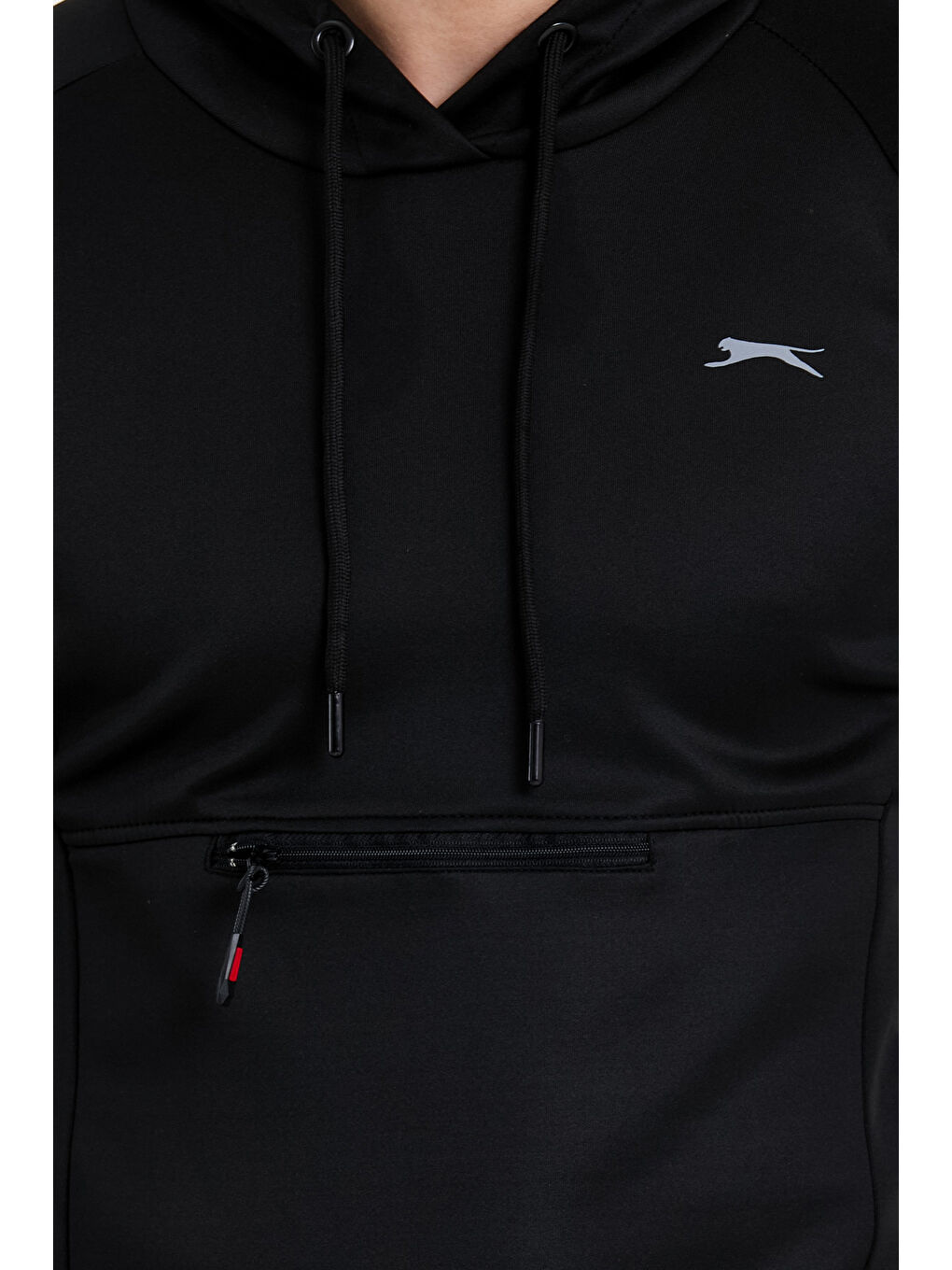 SEPPO Erkek Fermuarlı Sweatshirt Hırka Siyah-3