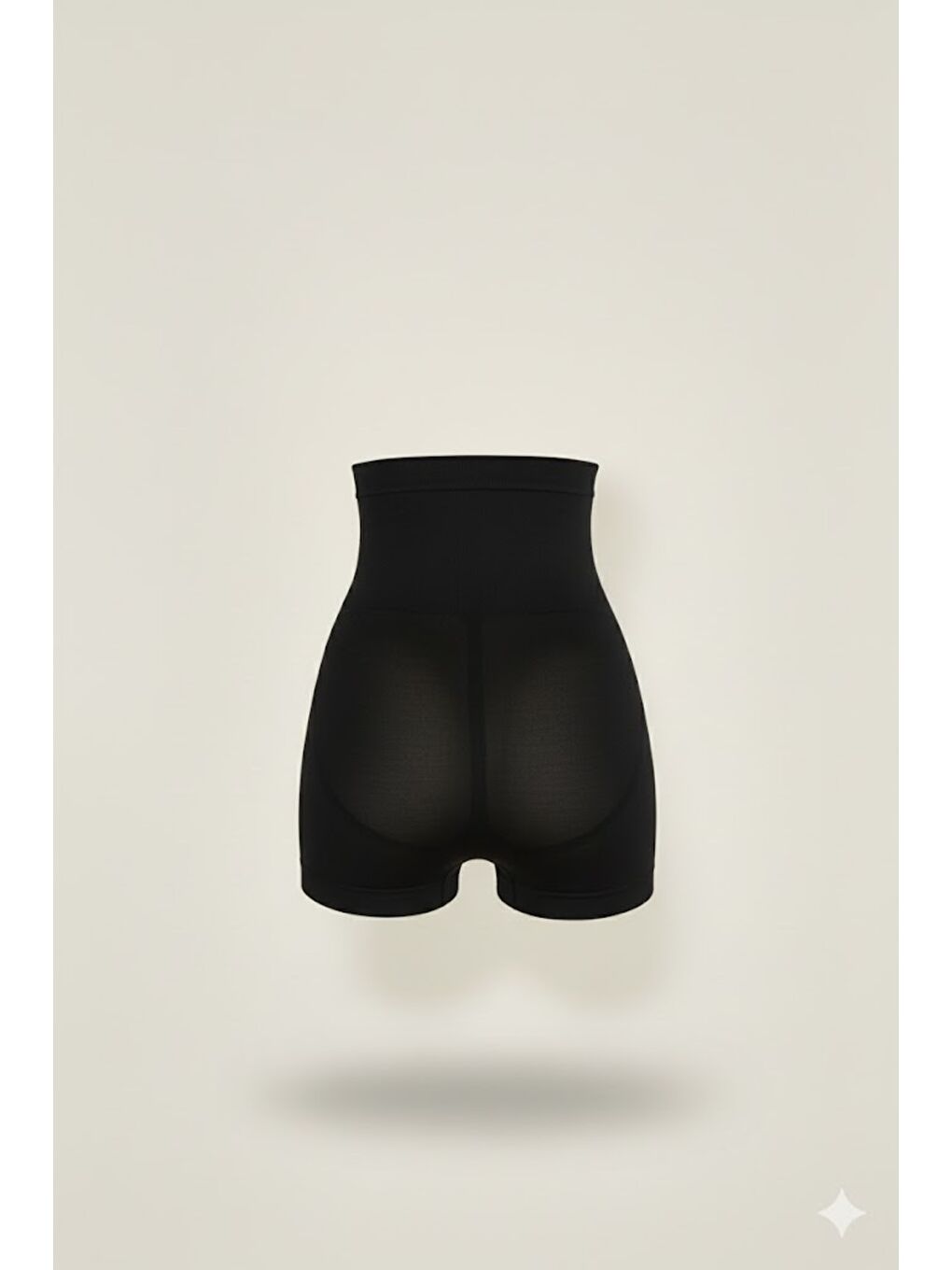 C12047 Kadın Boxer Korse Siyah-1