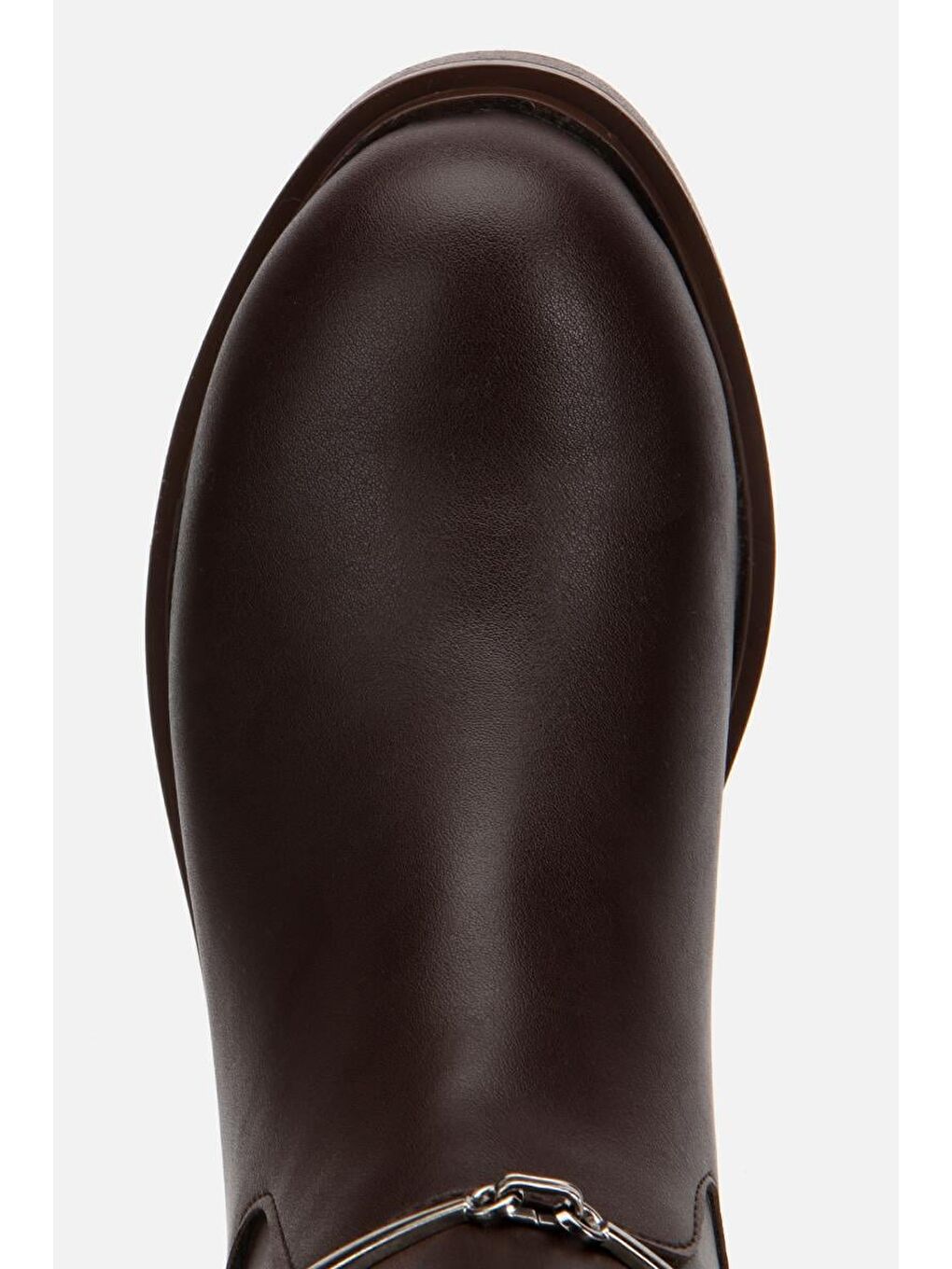 Kadın Kahverengi Zincir Detaylı Çizme-5