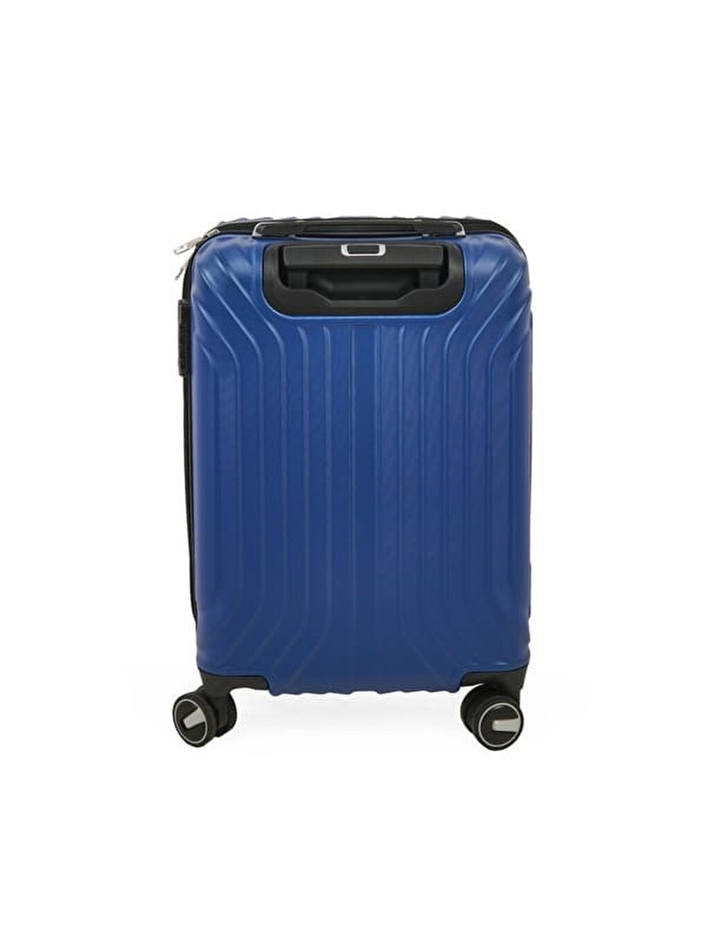 Lacivert Vertical Line Kabin Boy Abs Valiz - Gece Mavisi - 57x37x23 Cm-1