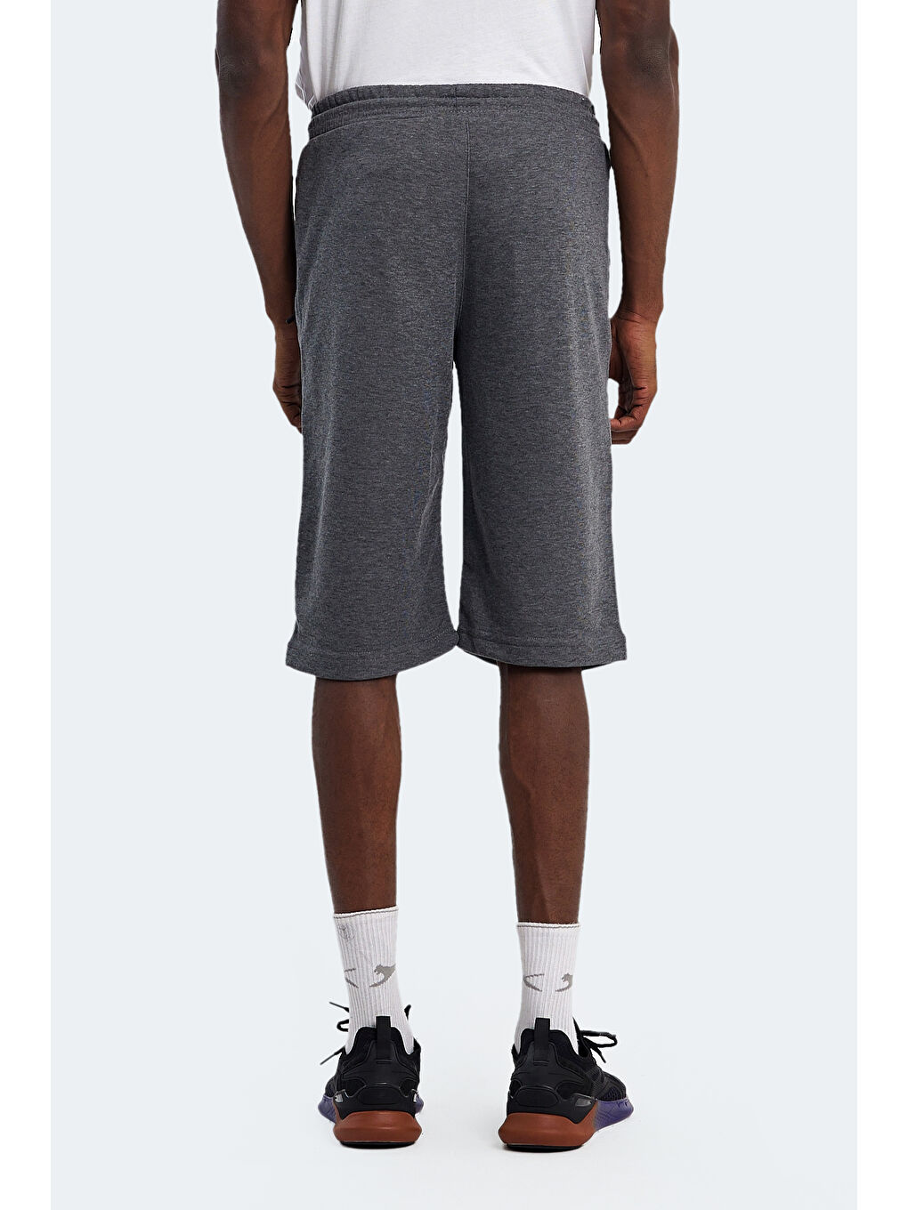 NEER Erkek Şort Koyu Gri-5