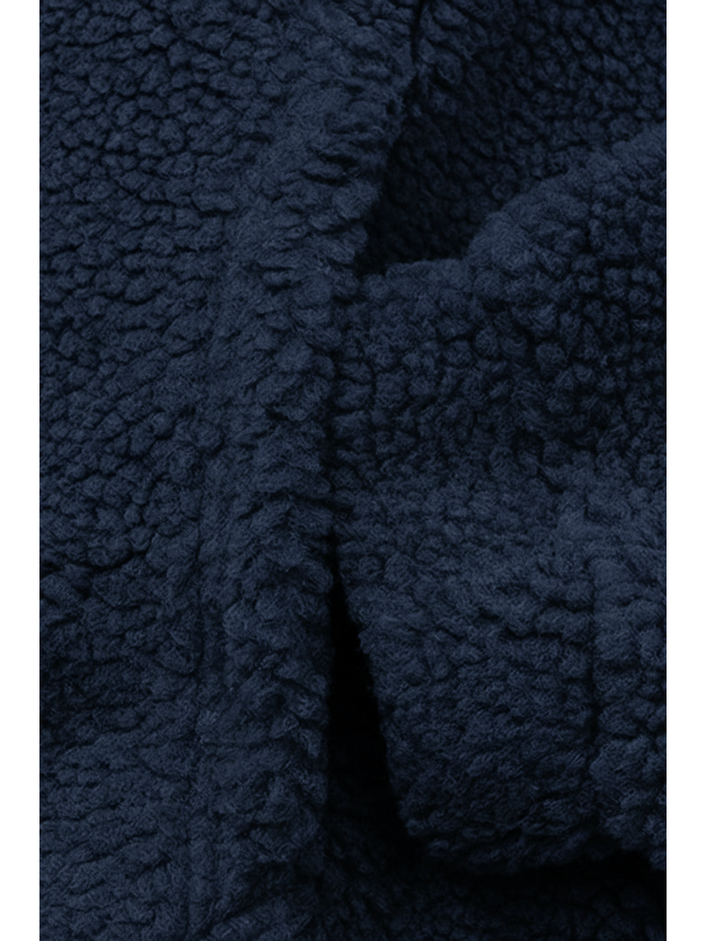 Lacivert Genıus Store Erkek Kapüşonlu Polar Sherpa Kuzu Kumaş İçi Şardonlu Kapüşonlu Sweatshırt SHERPA-KAP-2