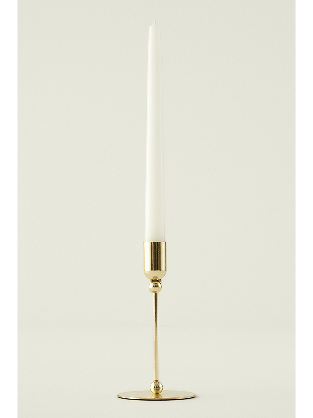 Sarı Rosel Şamdan Gold (8x8x15 Cm)-1