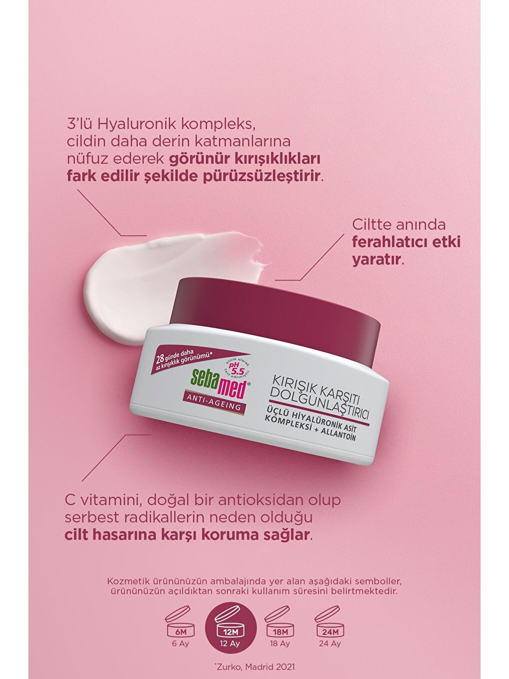 SEBAMED Wrinkle Filler Kırışık Karşıtı Dolgunlaştırıcı Krem 50 Ml - 1