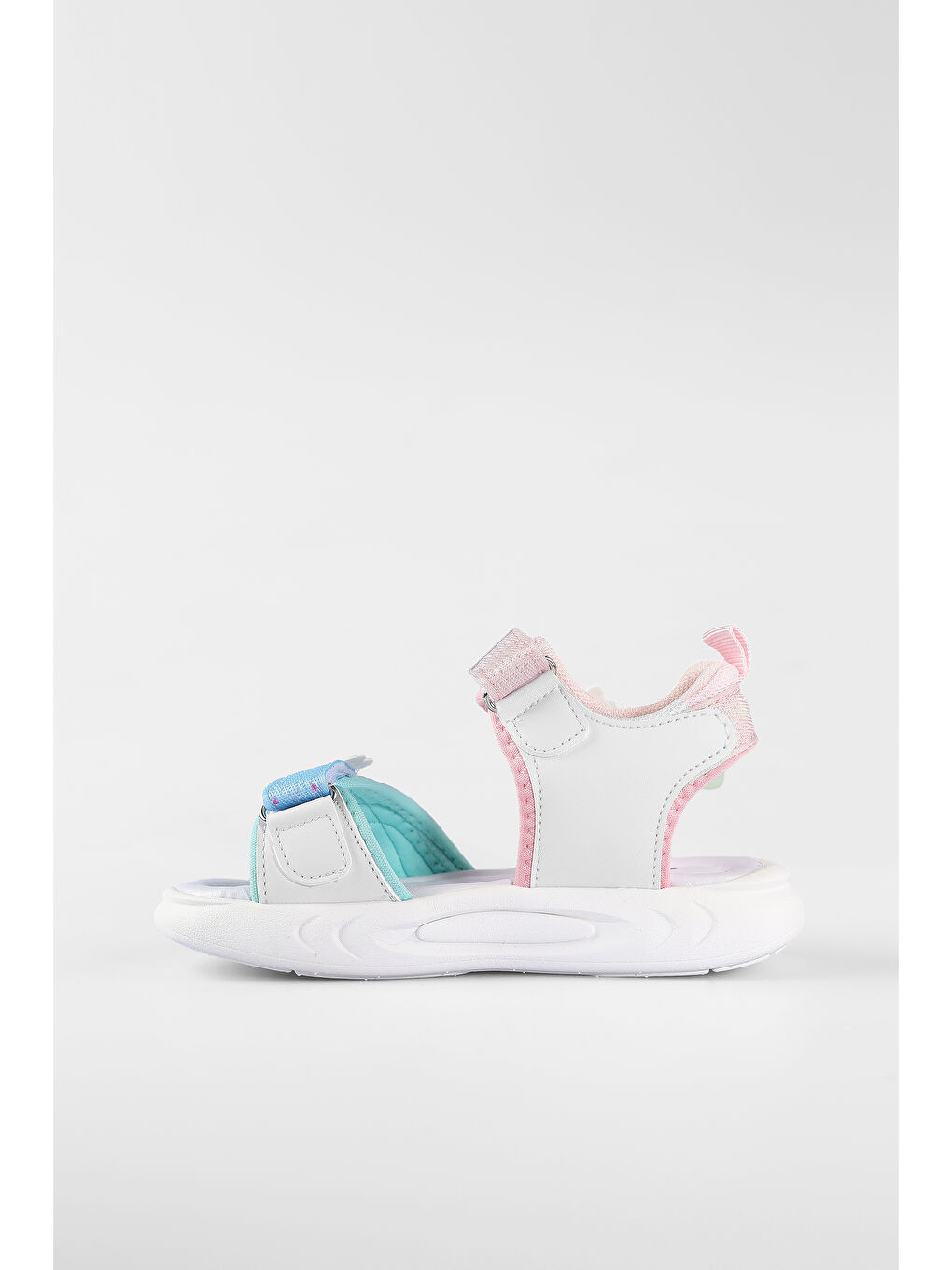 Pembe Arial Hafif Kız Bebek Pudra Sandalet-5