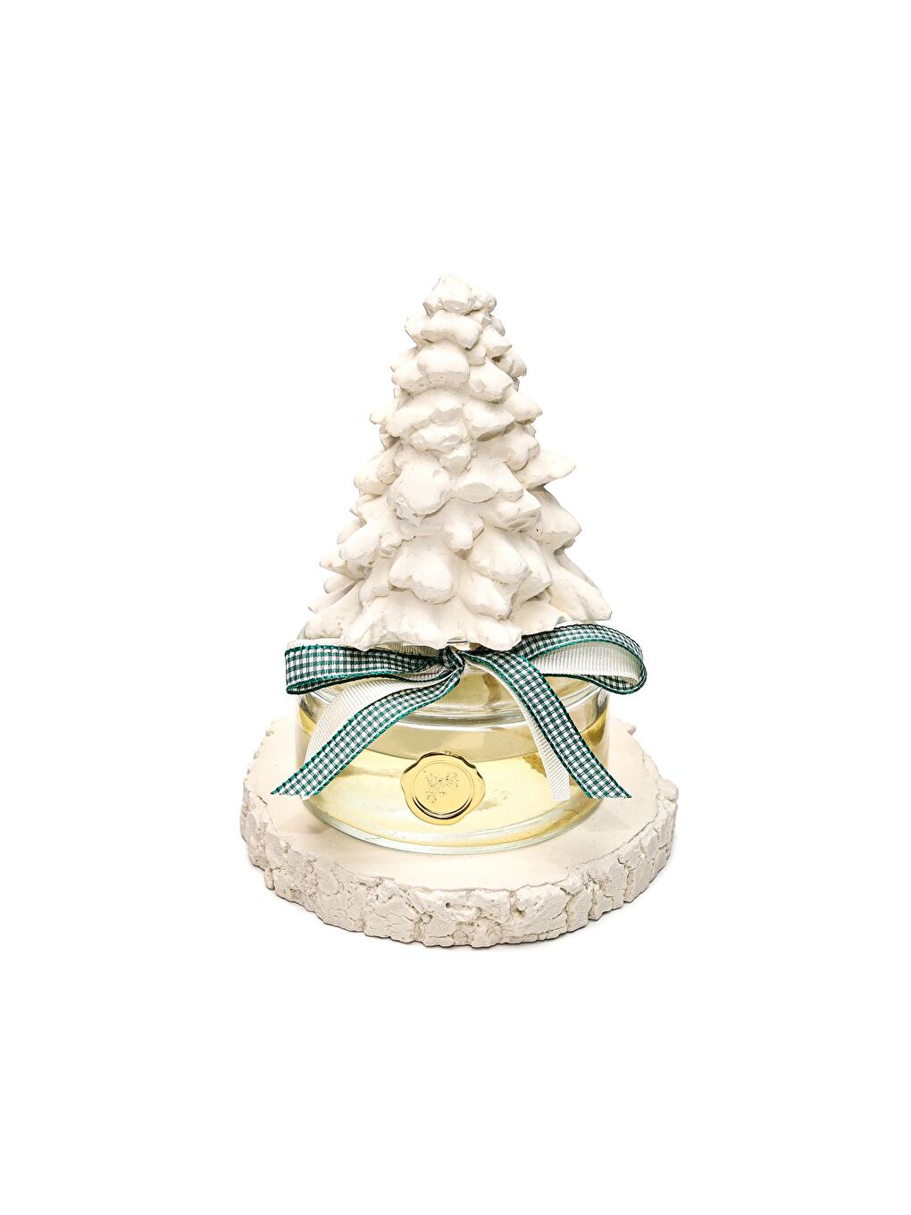 Ekru Yılbaşı 150 ml Çamağacı Seramik Taşlı Apple&Cinnamon Oda Kokusu