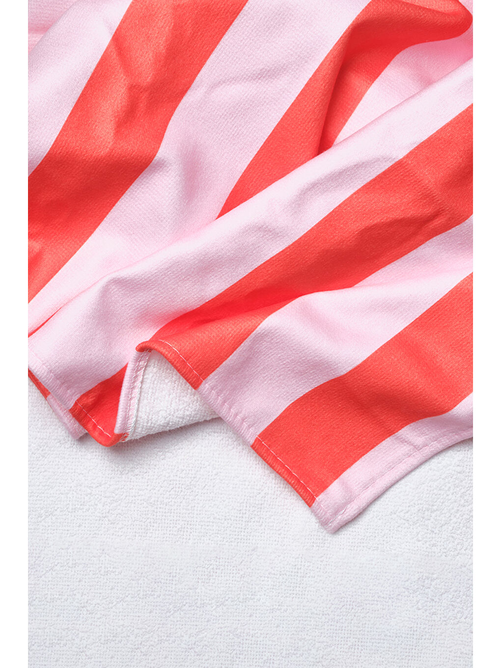 Pembe Çizgili Plaj Havlusu-2