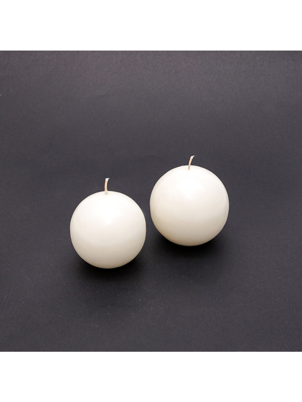 2'li Ekru Top Mum Seti  (7-8 cm)