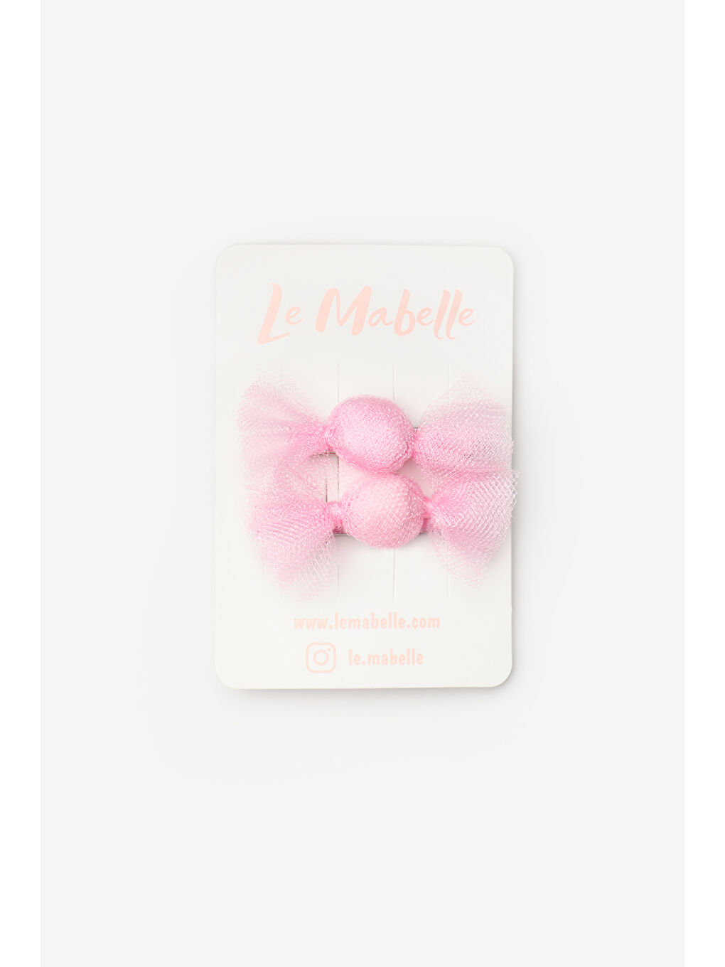 Pembe Şeker Figürlü Kız Çocuk 2'li Klips Toka