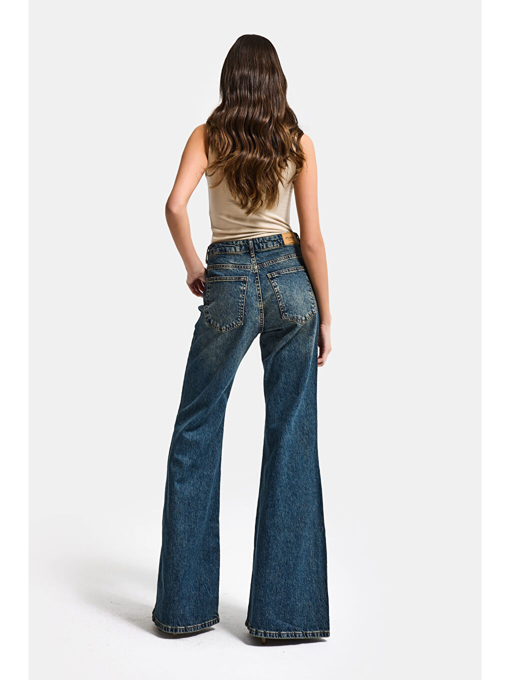 Mavi Kadın Tint Jean Rengi 2w5-8 Flare Fit Komfort Kumaş  83cm Denim Jean - S000494096-17234-3