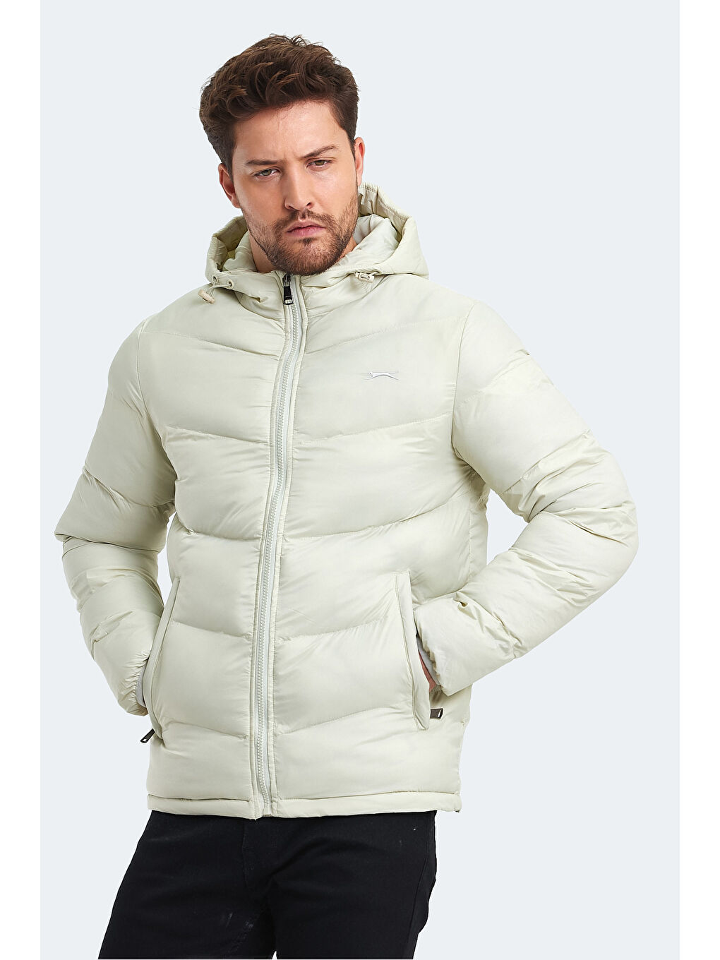 SLAZENGER WORLD IN Erkek  Kaban Beyaz - 4