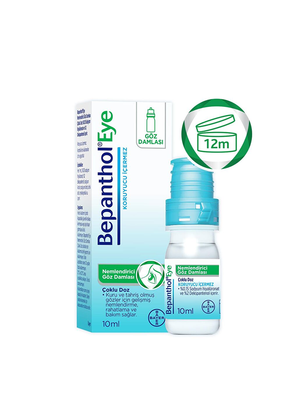 Bepanthol Şeffaf BepantholEye Nemlendirici Göz Damlası Çoklu Doz 10 ml - 4