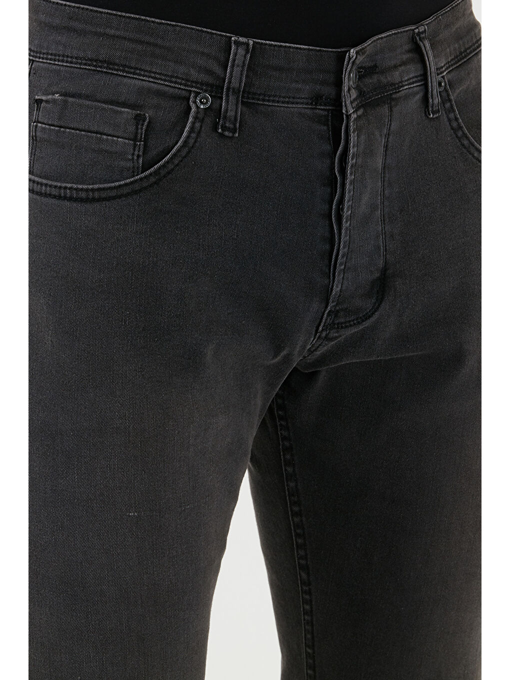 Buratti Gri Yüksek Bel Slim Fit Jeans 6440305 - 5