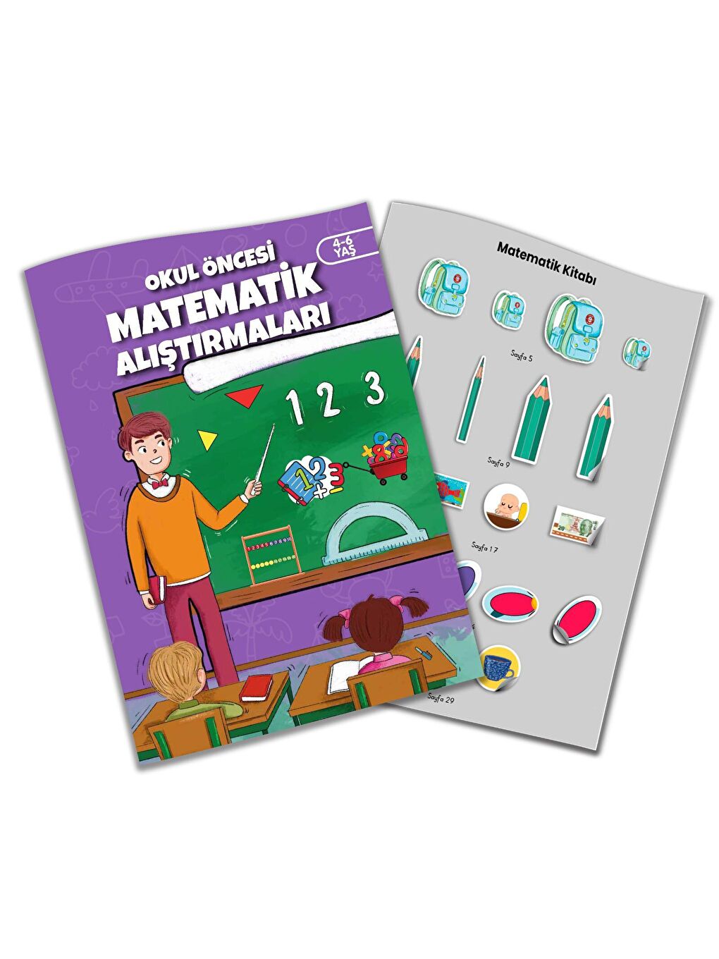 Çocuk Akademi Beyaz Okul Öncesi Matematik Alıştırmaları