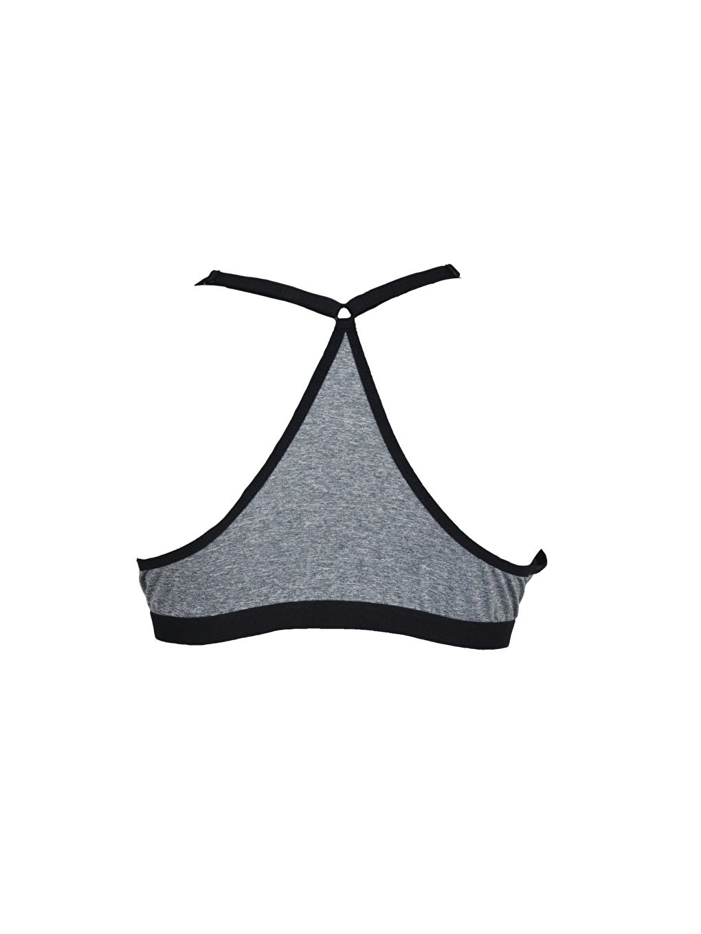 Destekli Önden Klipsli Sporcu Sütyen C18155 Gri Melanj-1
