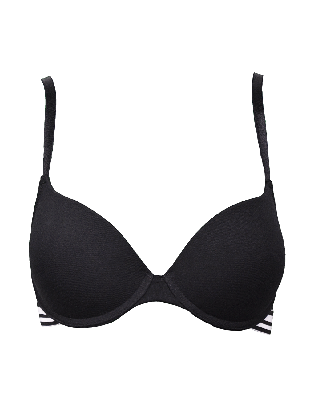 Desteksiz Penye Sütyen C15116 Siyah