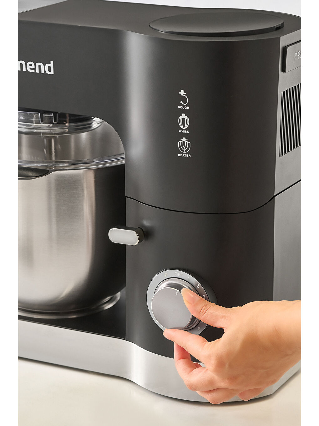 Artfood 3025h Hamur Yoğurma Makinesi Siyah 1200W 5,5L-7