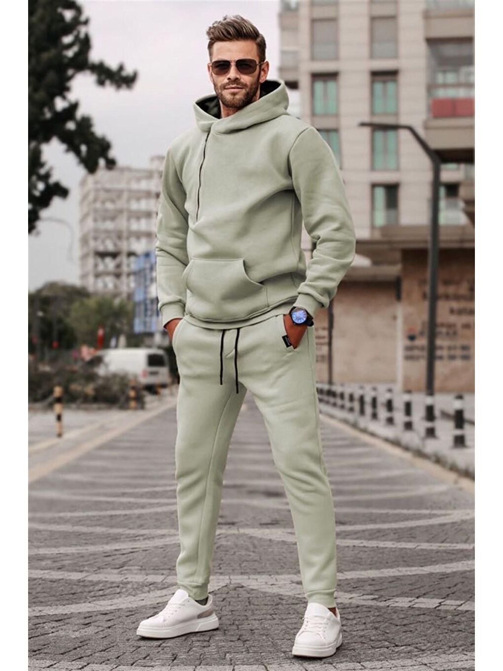 Mint Yeşili Erkek Eşofman Takımı 5634