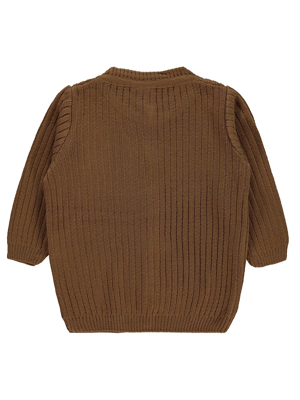 Kahverengi Baby Basic Fitilli 6-18 Ay Hırka - Kahve 6-9 Ay-1