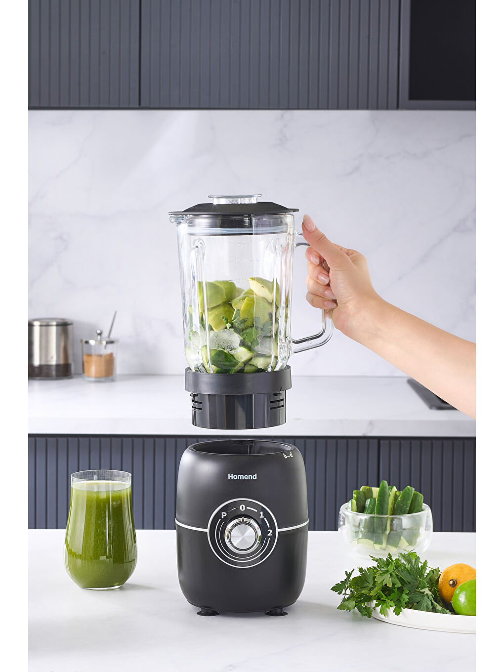 Blendsetter 1928H Cam Sürahili Table Blender 1.5LT , 1200W-1