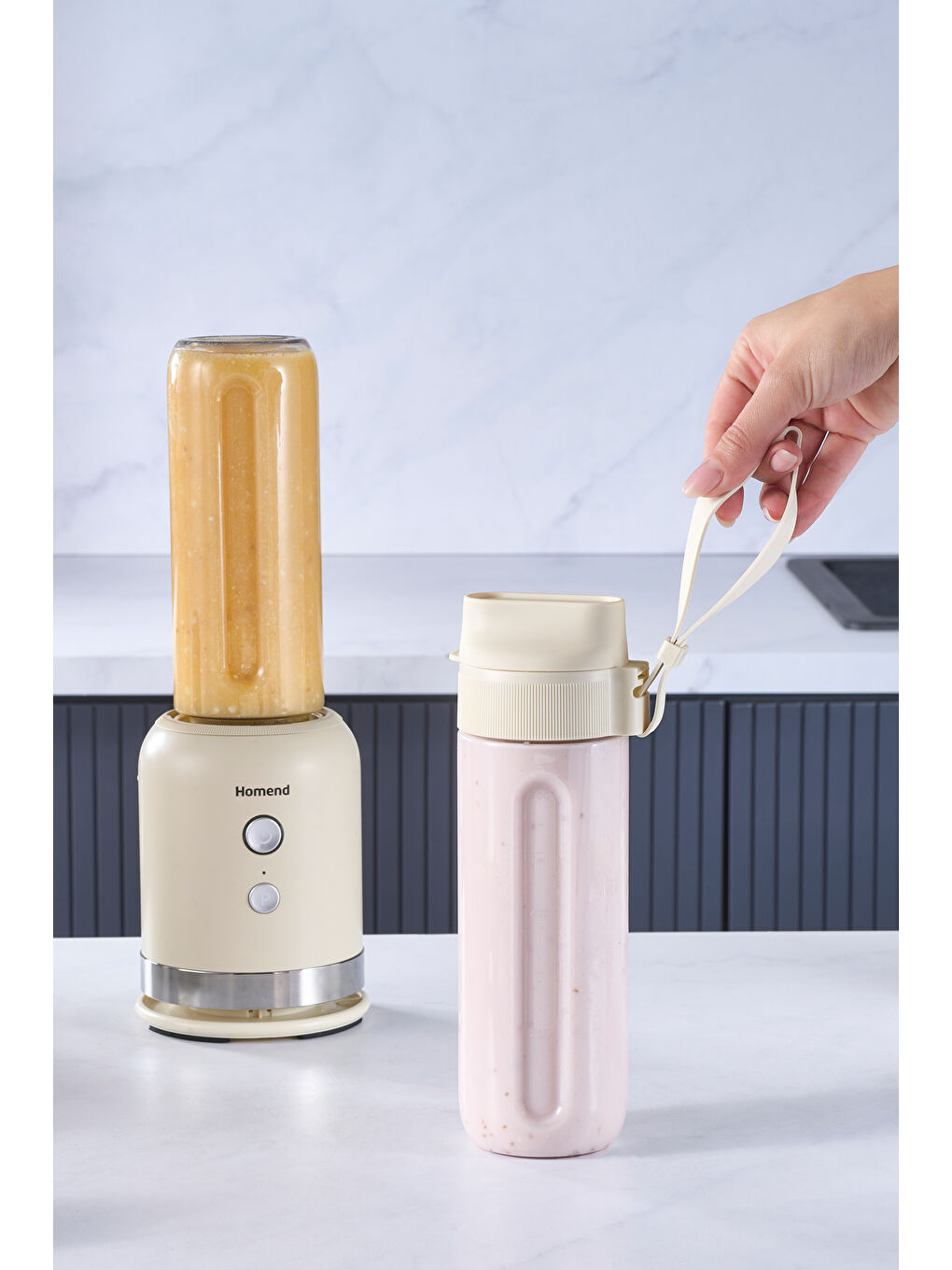 Artfood 7025h Smoothie Blender Krem-3