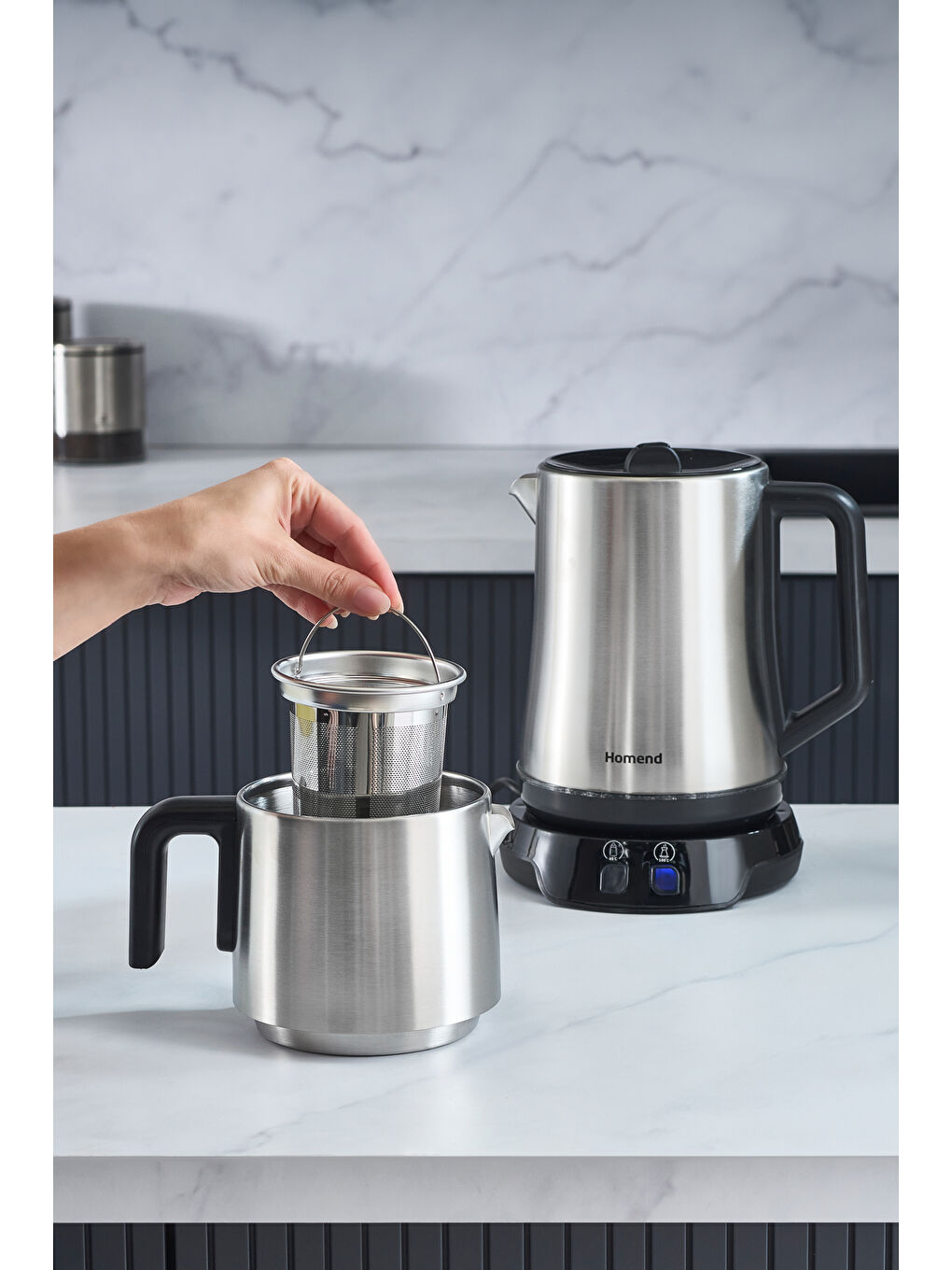 Royaltea Elegant 1775h Konuşan Çay Makinesi Inox Siyah-2