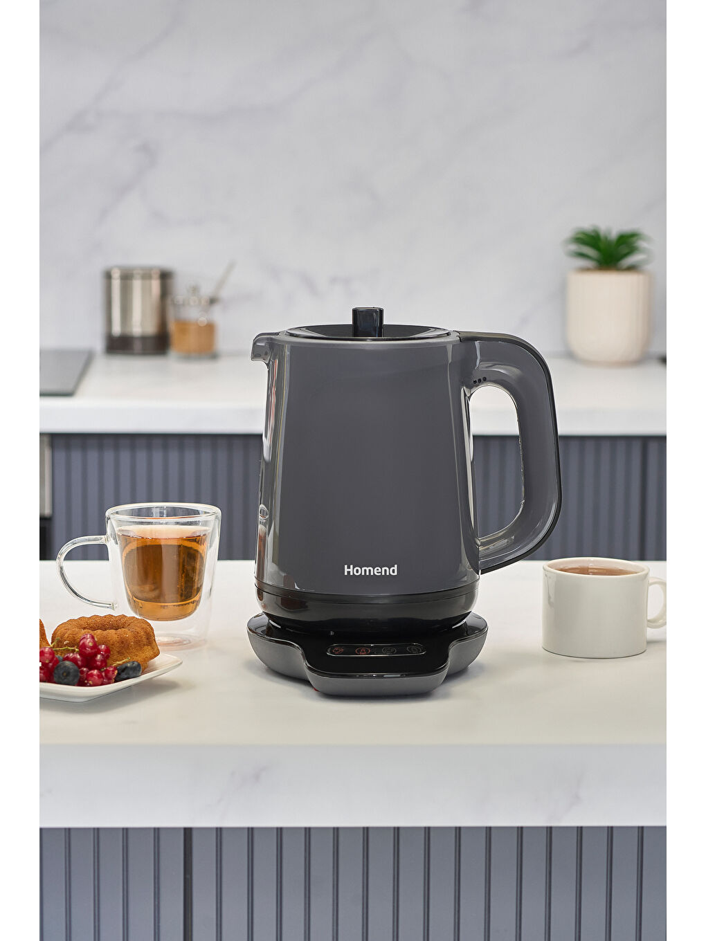 Royaltea 1729H Konuşan Çay Makinesi Antrasit-6