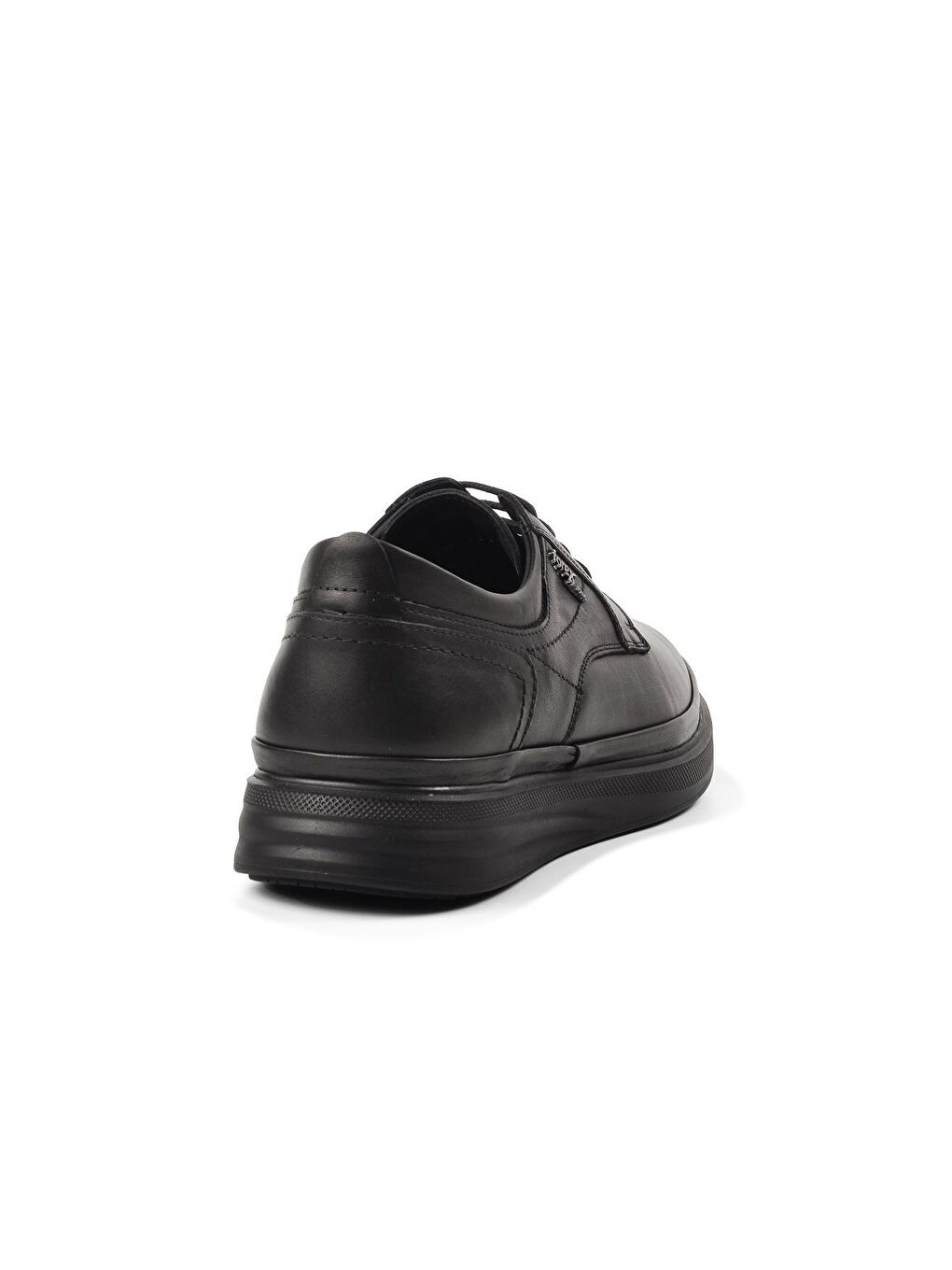 Siyah Hakiki Deri Erkek Klasik Ayakkabı 4011-3