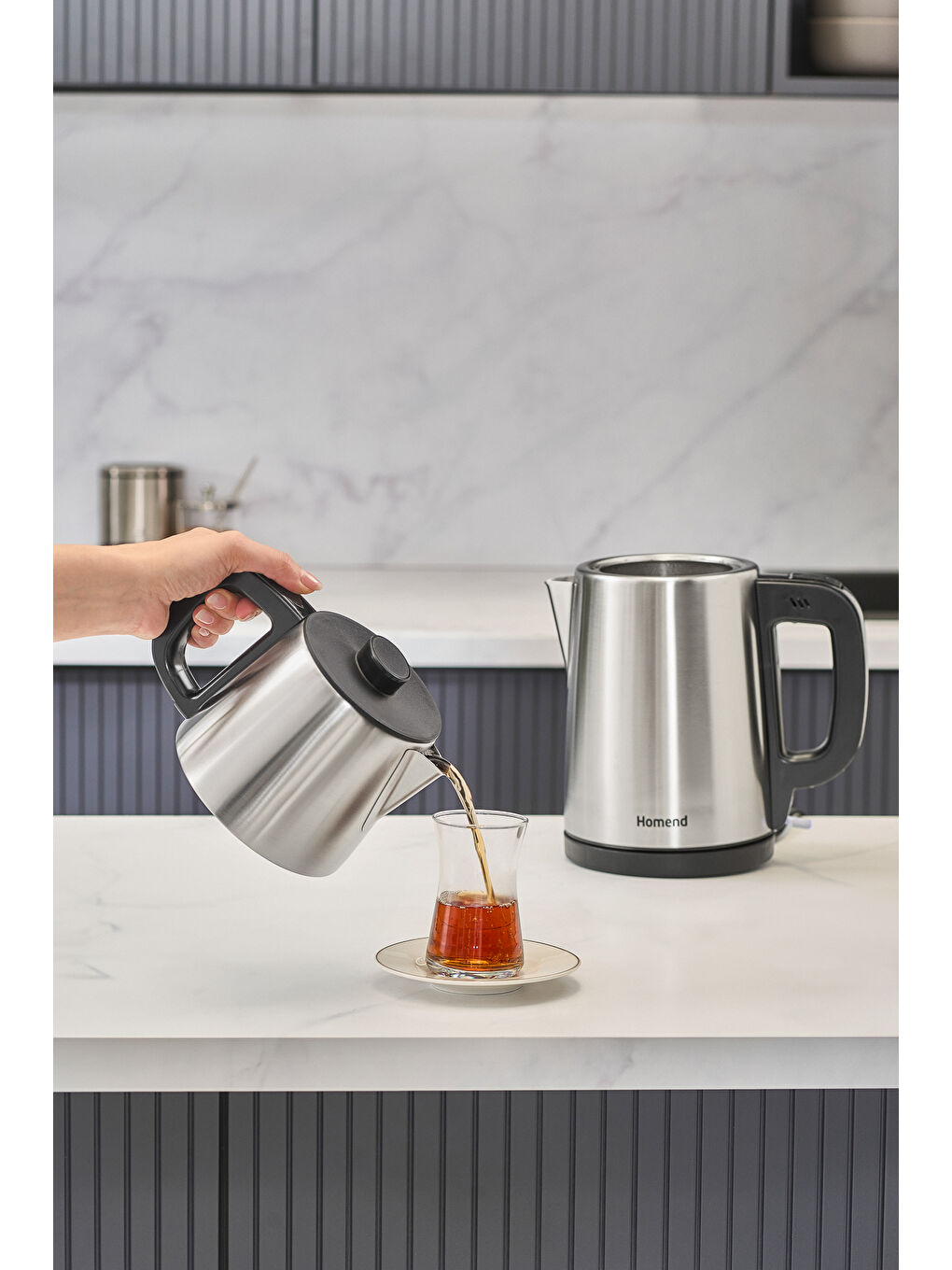 Royaltea 1728H Çelik Çay Makinesi Inox-2