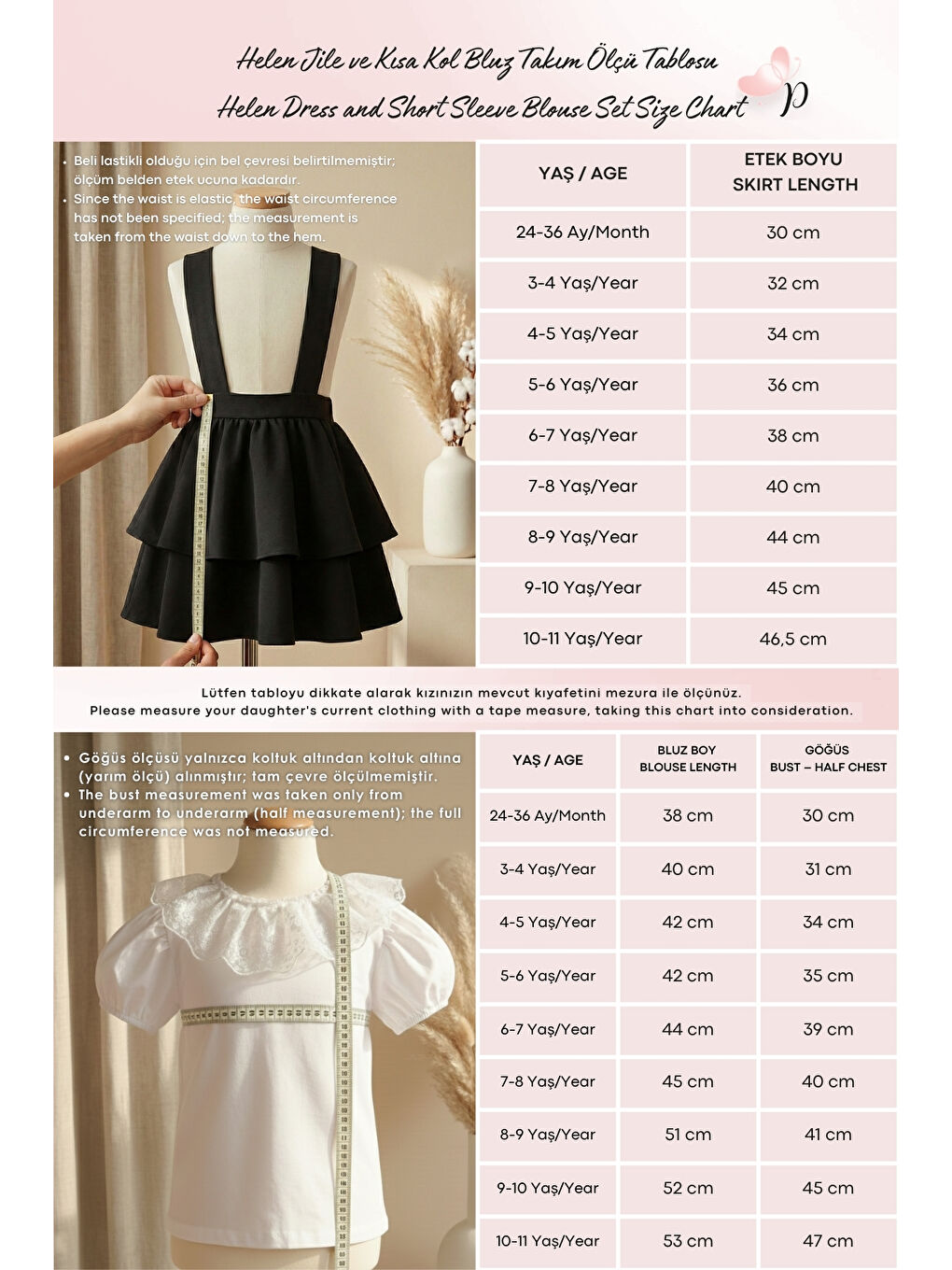 Siyah Kız Çocuk Askılı Jile ve Bluz Takım-3