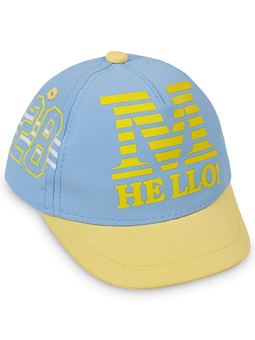 Baby Hello Kep Şapka 1-3 Yaş Bebek Erkek - Mavi Standart-1