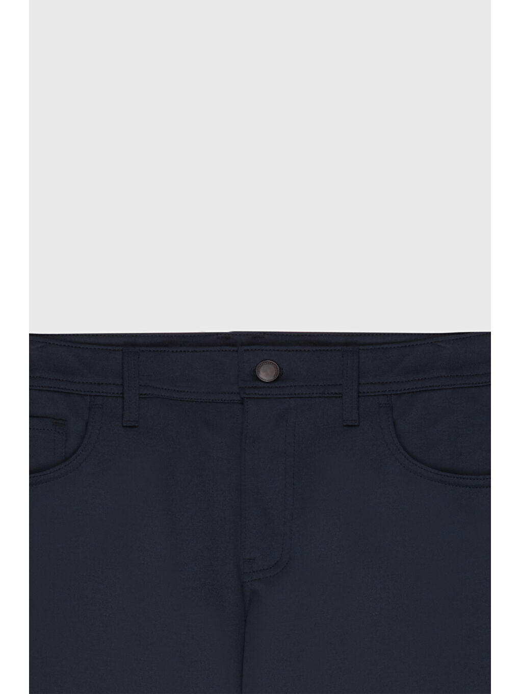 Erkek Lacivert Slim Fit Dar Kesim 5 Cep Esnek Casual Pantolon-7