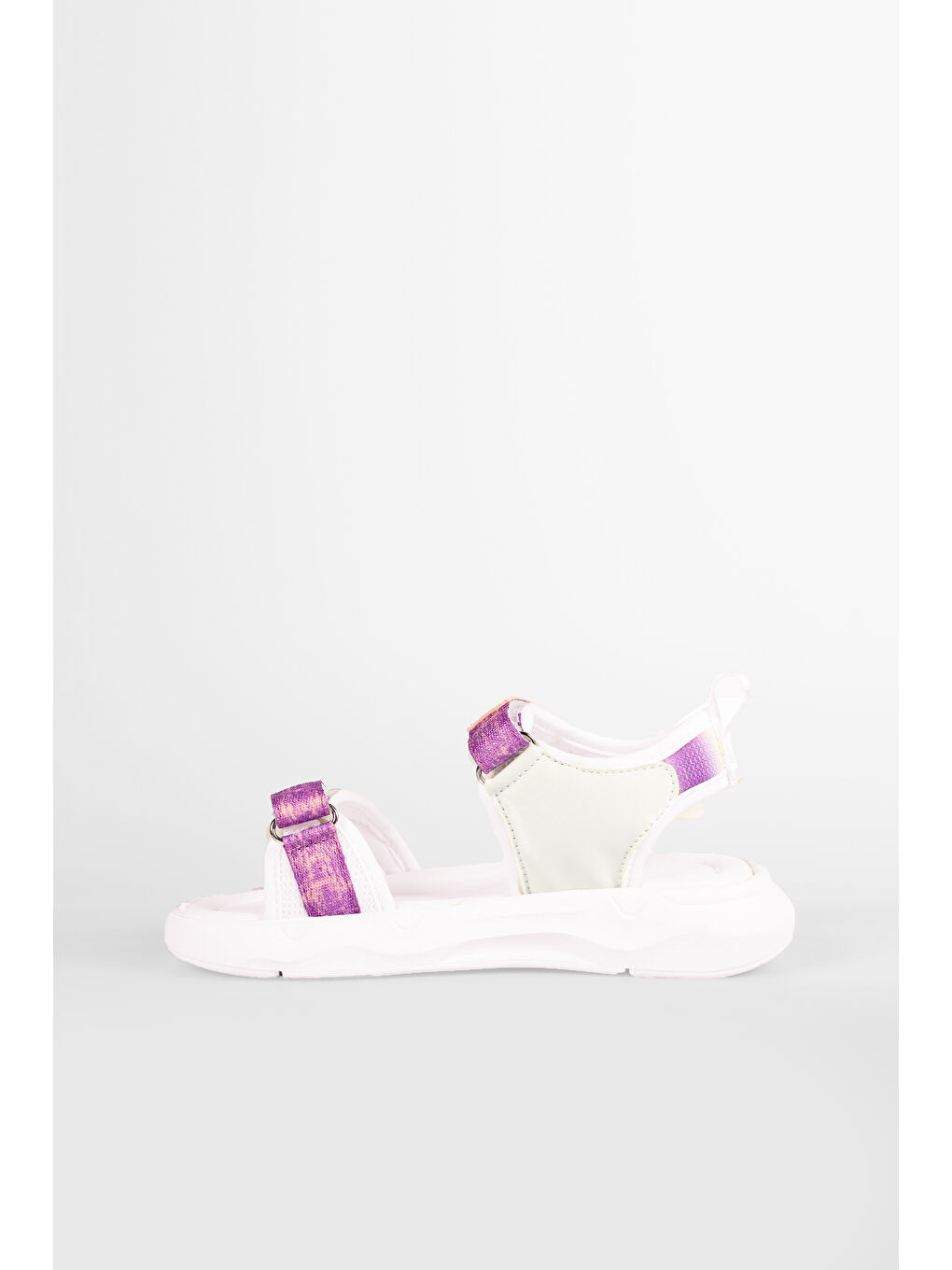 Label Hafif Kız Okul Öncesi Beyaz Sandalet-1