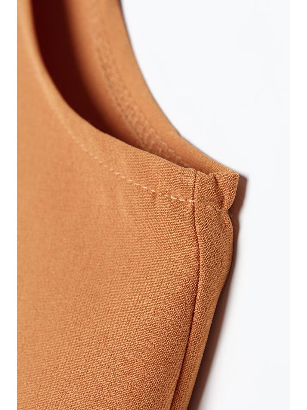 Sarı Hardal-Fermuarlı Kemerli Yelek-5