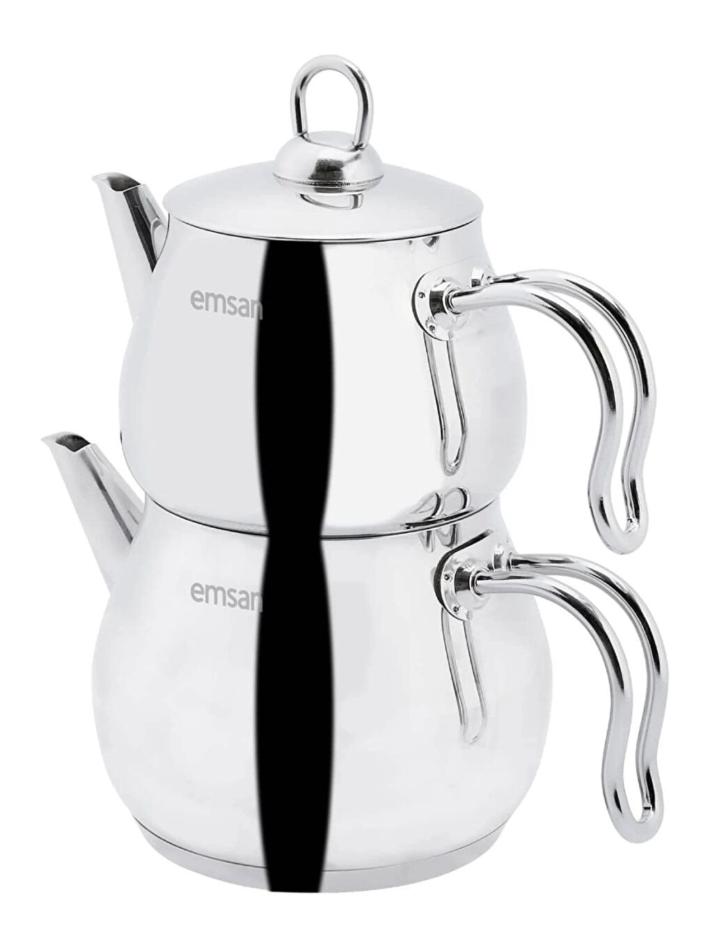 Gri Lina Midi Çaydanlık Takımı İnox 1 - 1.6 Lt-2