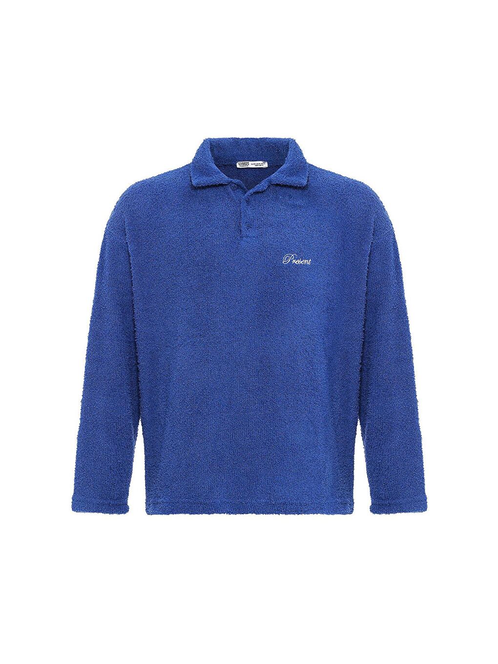 Mavi Yazı Detaylı Oversize Sweatshirt Saks-1