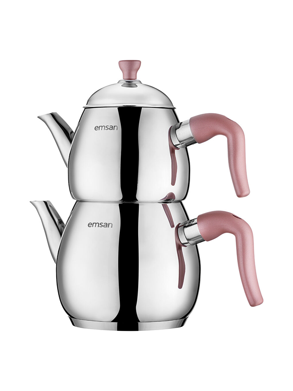 Duru Mini Çaydanlık Takımı Pembe 0.75-1.5 Lt-2